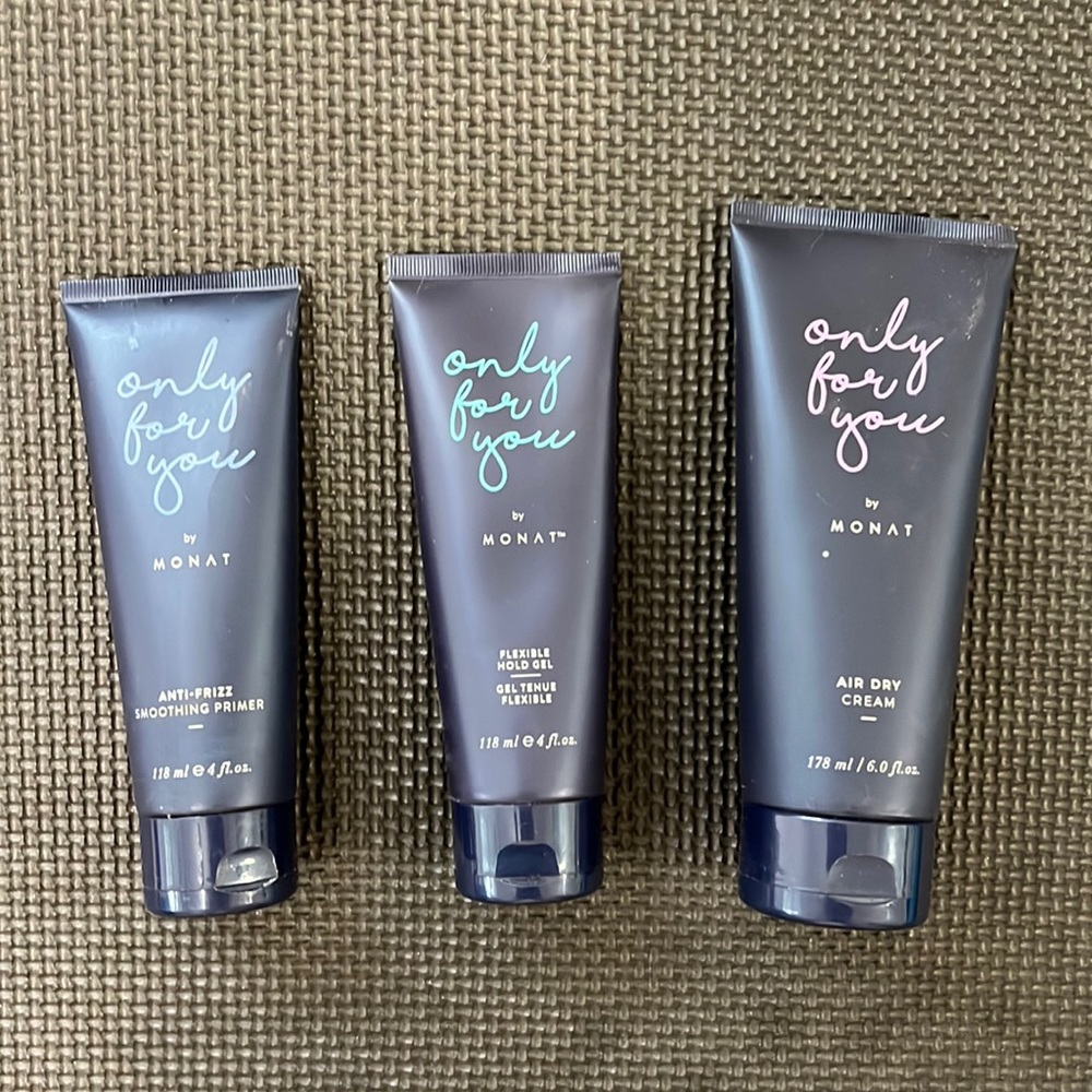 Monat - anti frizz, hold gel and air dry cream